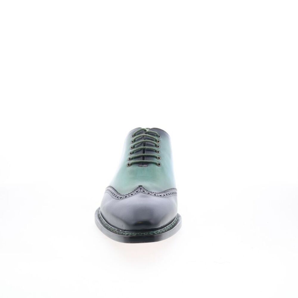 Mezlan Mens Mez WingTip Green Shoes (NWT) - Picture 2 of 4